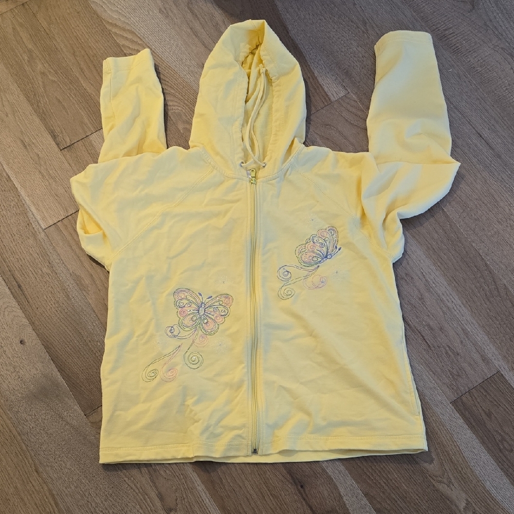 Yellow Butterfly Hoodie